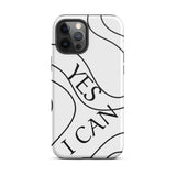 Tough iPhone Case, Law of Affirmation iPhone Case, Durable Crack proof iPhone  Case iPhone case "Yes I Can"