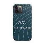 Durable Crack proof iPhone  Case iPhone Case, Law of Affirmation  Tough iPhone case " I am Millionaire"
