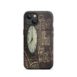 Motivational iPhone case Tough  hardwearing "Time for work"