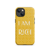 iPhone Case, Law of Affirmation Mobile case Durable Crack proof iPhone  Case iPhone case "I am Rich"