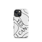 Tough iPhone Case, Law of Affirmation iPhone Case, Durable Crack proof iPhone  Case iPhone case "Yes I Can"