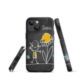 Motivational iPhone case , Durable Tough iPhone case "Joyous"