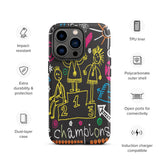 Sweet memory iPhone case Tough mobile phone case, Motivational iPhone Case "Champion"