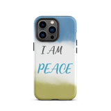 Motivational iPhone Case, Law of Affirmation Mobile Case Tough iPhone case "I am Peace"