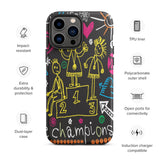 Sweet memory iPhone case Tough mobile phone case, Motivational iPhone Case "Champion"