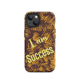 Positive quote iPhone Case, Motivational iPhone case, Tough iPhone case "I am Success"