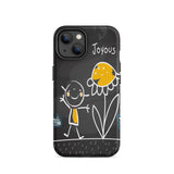 Motivational iPhone case , Durable Tough iPhone case "Joyous"