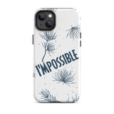 Motivational iPhone case, Law of Affirmation iPhone Case, Tough iPhone case "I am Possible"