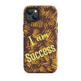 Positive quote iPhone Case, Motivational iPhone case, Tough iPhone case "I am Success"