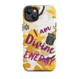 Affirmation Quote  iPhone Case , Motivational Mobile Case,  Tough iPhone case "I am Divine energy"