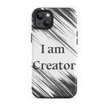 Motivational iPhone Case, Law of affirmation Mobile Case, Tough iPhone case "I am Creator"