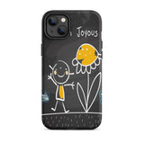 Motivational iPhone case , Durable Tough iPhone case "Joyous"