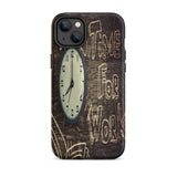 Motivational iPhone case Tough  hardwearing "Time for work"