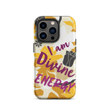 Affirmation Quote  iPhone Case , Motivational Mobile Case,  Tough iPhone case "I am Divine energy"