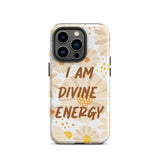 Tough iPhone case ,  "I am Divine Energy" Positive Affirmation iPhone case