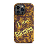 Positive quote iPhone Case, Motivational iPhone case, Tough iPhone case "I am Success"