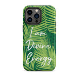 Tough iPhone case "I am Divine Energy" Inspirational  iPhone Case,