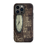 Motivational iPhone case Tough  hardwearing "Time for work"