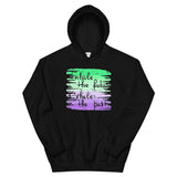 Motivational Hoodie "INHALE THE FUTURE" Positive  Inspiring Unisex Hoodie