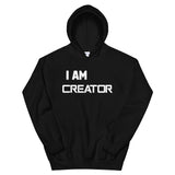 Motivational   Hoodie " I AM CREATOR"   Inspiring  Law of Affirmation Unisex Hoodie