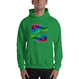 Motivational Hoodie "LIFE IS COLORFUL" Positive inspiring Unisex Hoodie