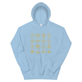 Chakra Unisex Hoodie "Golden Chakra"  customized Chakra life  Unisex Hoodie