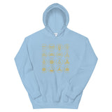 Chakra Unisex Hoodie "Golden Chakra"  customized Chakra life  Unisex Hoodie