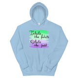 Motivational Hoodie "INHALE THE FUTURE" Positive  Inspiring Unisex Hoodie