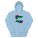 Motivational Hoodie "LIFE IS COLORFUL" Positive inspiring Unisex Hoodie