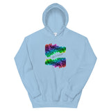 Motivational Hoodie "LIFE IS COLORFUL" Positive inspiring Unisex Hoodie