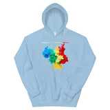 Motivational Hoodie "LIFE IS SO COLORFUL" Positive Inspirational Unisex Hoodie