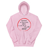 Motivational  Hoodie "STAND ALONE TO PROVE" Inspirational Law of Affirmation  Unisex Hoodie