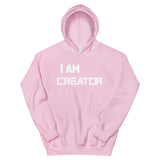Motivational   Hoodie " I AM CREATOR"   Inspiring  Law of Affirmation Unisex Hoodie