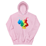 Motivational Hoodie "LIFE IS SO COLORFUL" Positive Inspirational Unisex Hoodie