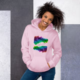 Motivational Hoodie "LIFE IS COLORFUL" Positive inspiring Unisex Hoodie