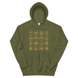 Chakra Unisex Hoodie "Golden Chakra"  customized Chakra life  Unisex Hoodie