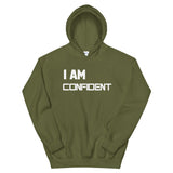 Motivational Hoodie " I AM CONFIDENT"   Inspiring Law of Affirmation Unisex Hoodie