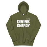 Motivational  Hoodie " I AM DIVINE ENERGY"  Inspiring Law of Affirmation Unisex Hoodie