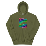 Motivational Hoodie "LIFE IS COLORFUL" Positive inspiring Unisex Hoodie