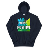 Motivational Hoodie" I AM POSITIVE"  Inspiring Law of affirmation Unisex Hoodie