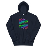 Motivational Hoodie "LIFE IS COLORFUL" Positive inspiring Unisex Hoodie