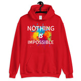 Motivational  Hoodie "NOTHING IS IMPOSSIBLE" Law of Affirmation Unisex Hoodie  with a soft feel