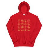 Chakra Unisex Hoodie "Golden Chakra"  customized Chakra life  Unisex Hoodie