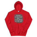 Motivational  Hoodie " I HAVE TO STAND"  Inspiring Law of Affirmation  Unisex Hoodie