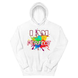 Motivational  Hoodie "I AM PERFECT"  Law of Affirmation Unisex Hoodie waistband with spandex