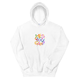 Motivational Hoodie "Yes You Can" Inspiring Law of Affirmation Unisex  Hoodie