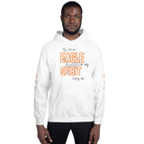 Motivational Hoodie " Fly Like Eagle" Inspirational Unisex Hoodie