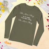 Motivational T-Shirt " Main Thing" Inspiring Law of Affirmation Unisex Long Sleeve Tee Shirt