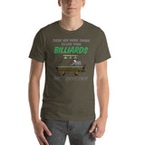 Funny Billiard T-shirt "I Love Billiard" Customized Short-Sleeve Unisex T-Shirt for Billiard Lover