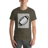 American Football T-Shirt , Customized Short-Sleeve Unisex T-Shirt for Football Fans and Player